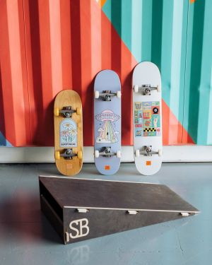 Kit SB Kids Ramp + Skateboard Tricks Completo