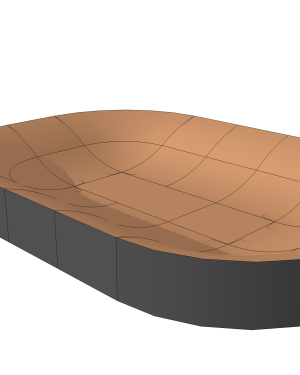 SURFSKATE BOWL WAVERAMP – MEDIUM (option 1)