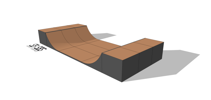 Supreme Mini Ramp MINIRAMP 100 3 MÓDULOS (WATERPROOF) – SB RAMPS